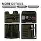 image 4 of CabinZero Military Backpack 36L, Lightweight Durable Carry-On Daypack, Large Capacity for Travel & Outdoor Adventures | Green | Green