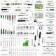 image 9 of Tool Box - 899-piece tool set, clear arrangement on 4 levels, with wheels