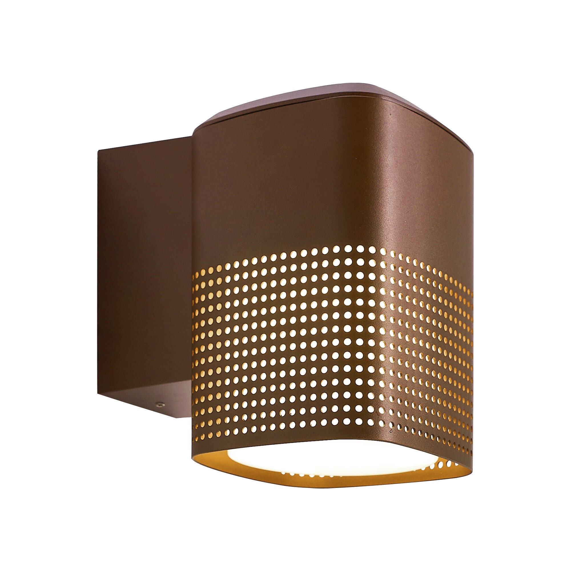 【新品未使用】sanmarco CONCOL LIGHT Nordlux Sidara Outdoor Wall light Brown Aluminium Solar E27 Sensor