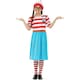 image 2 of Wheres Wally? Girls Deluxe Wenda Costume Set - White/Red/Blue - 7-9 Years | Multi | 7