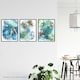 image 3 of Set Of 3 Watercolour Japanese Koi Carp Fish Pond Bathroom Wall Art Prints 12X16 Inch