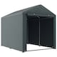 image 1 of Outsunny 1.6 x 2.2m Garden Storage Shed Portable Shed Tent, Dark Grey 