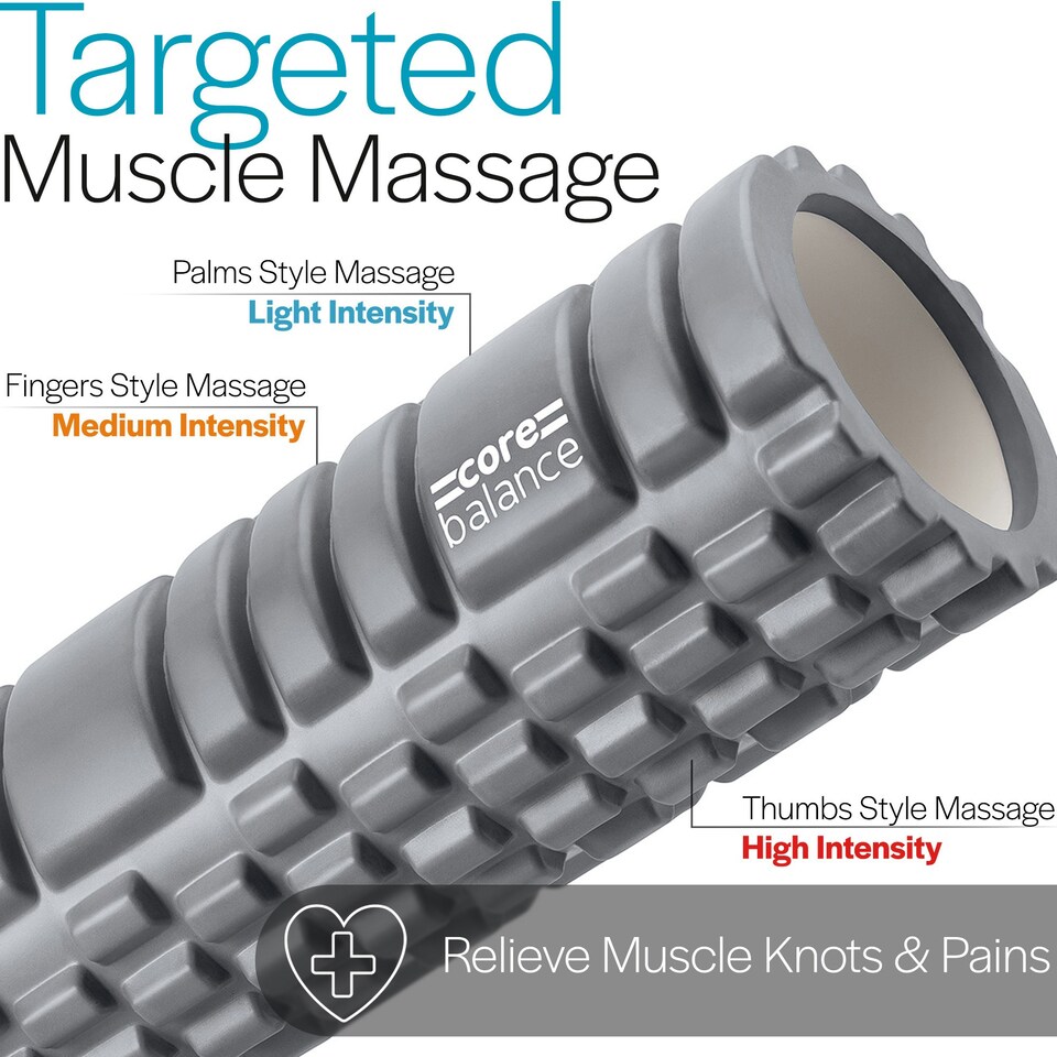 image 1 of Grid Foam Roller - Grey