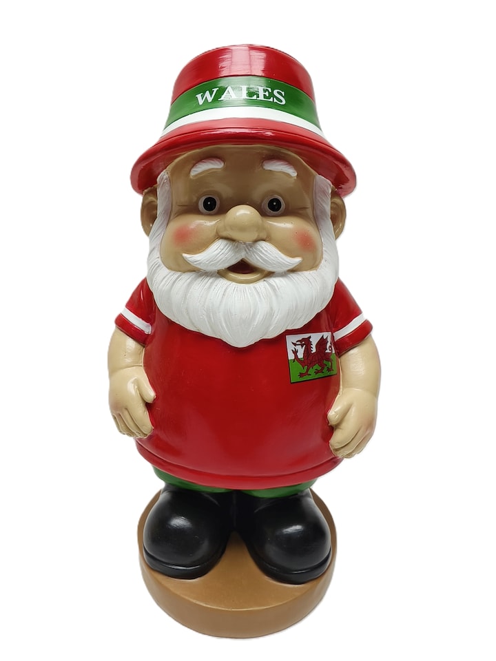 image 1 of Garden Gnome - Wales hand painted