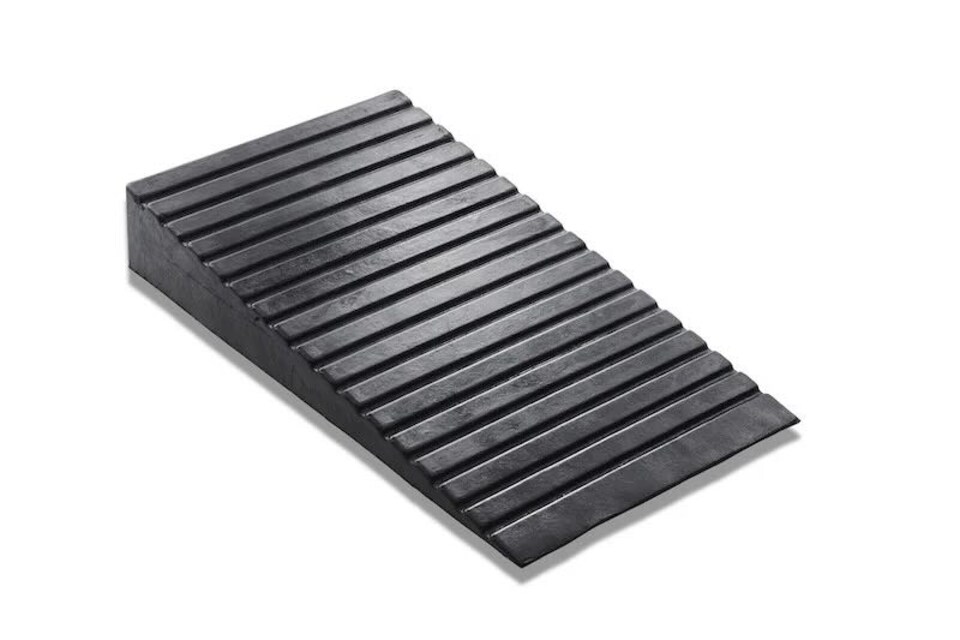 The Ramp People Rubber Ramp 114mm - 203mm 1000kg Capacity Kerb, Shed, Garage, Container, Car, Motorbike