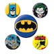 image 2 of Batman Badge Set (Pack of 5) - Multicoloured - One Size