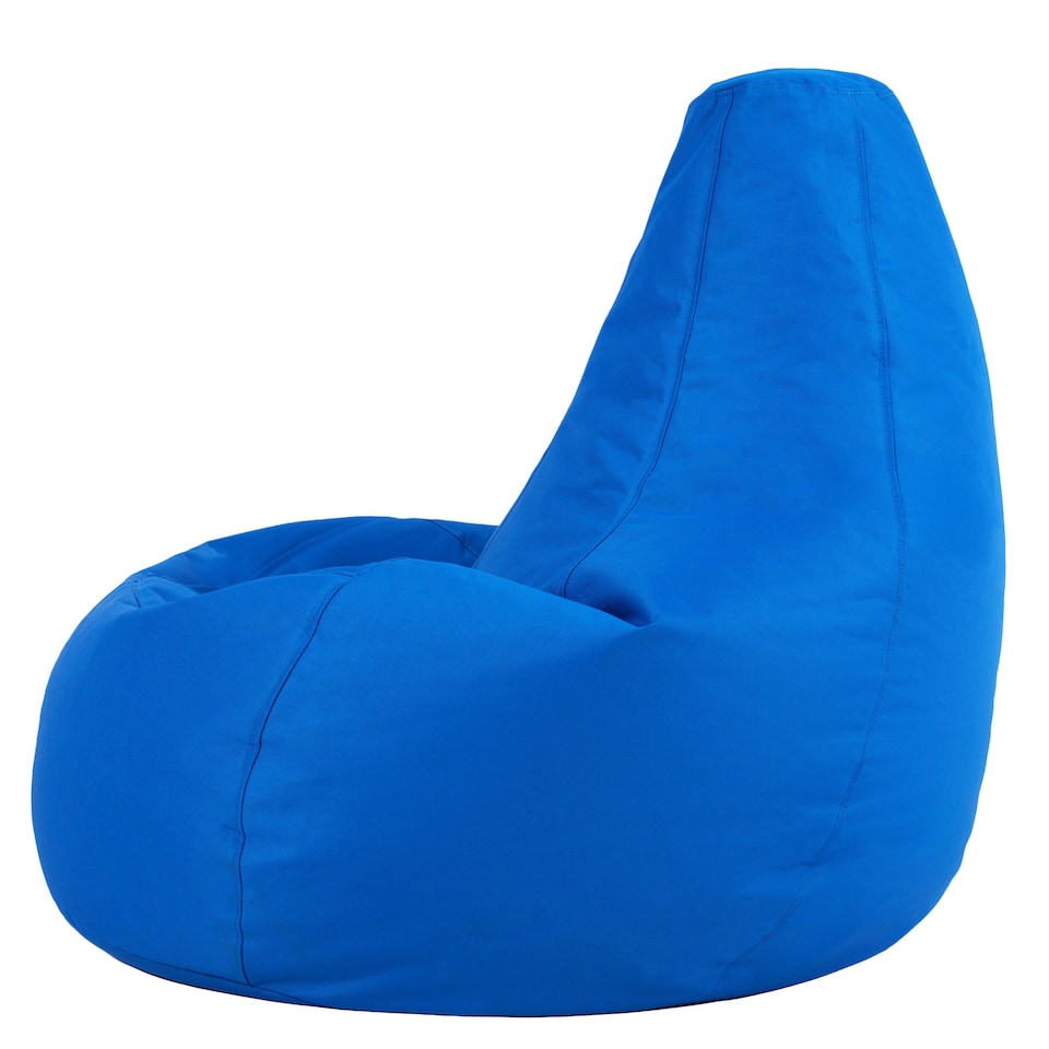 image 1 of icon Dalton High Back Adult Gaming Indoor Outdoor Bean Bag Chair, Blue
