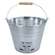image 2 of 5L Galvanised Steel Metal Bucket Pail Water Coal Greenhouse Garden Plants 5PK