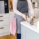 image 4 of KitchenAid Tabbed Apron Charcoal Grey