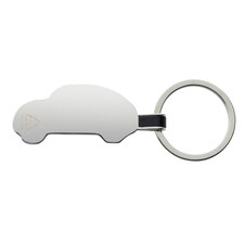 XD Collection Car Recycled Keyring - Silver - One Size