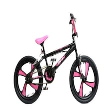 XN-6 BMX Bike Girls Freestyle BMX - 20in MAG Wheel Gyro Black/Pink