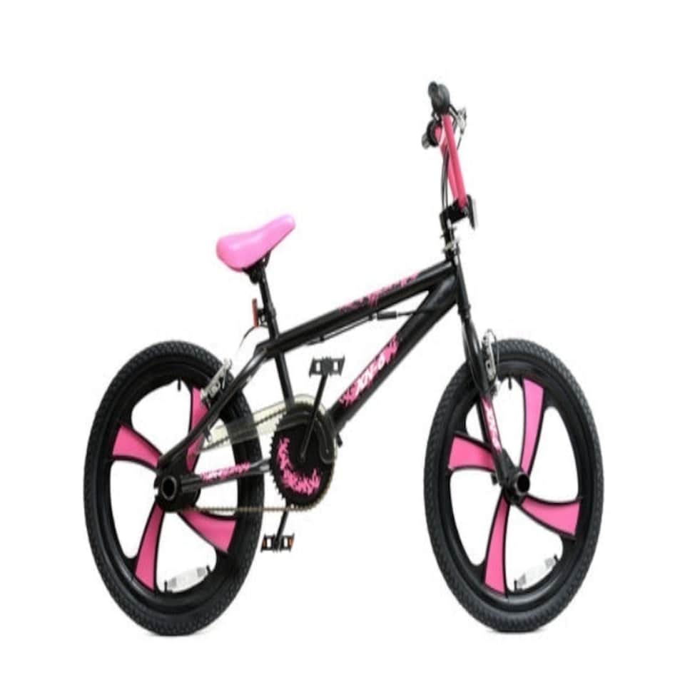 XN-6 BMX Bike Girls Freestyle BMX - 20in MAG Wheel Gyro Black/Pink