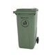 image 2 of Charles Bentley 240 Litre Green Wheelie Bin - Weatherproof and durable
