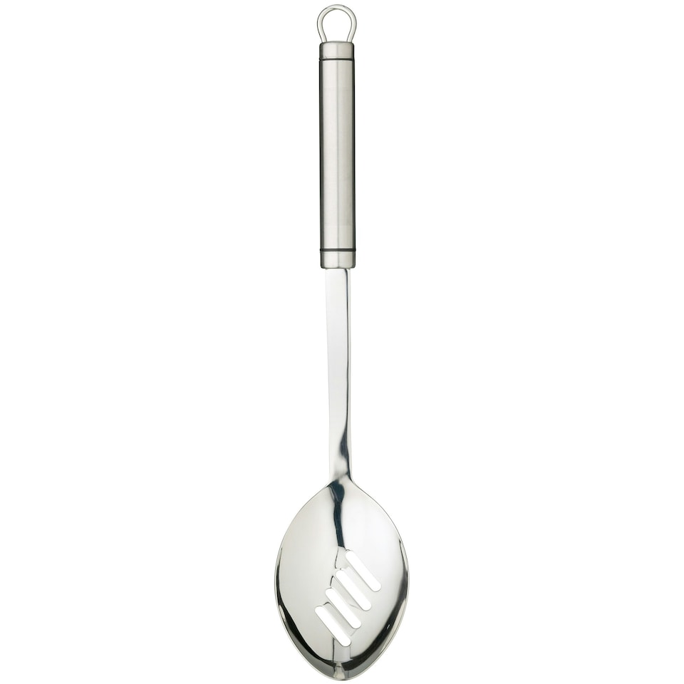 image 1 of KitchenCraft Slotted Spoon Silver Stainless Steel
