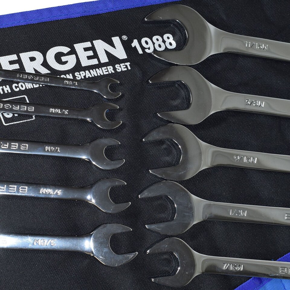 BSW British Whitworth Combination Spanner Wrench + Deep Sockets