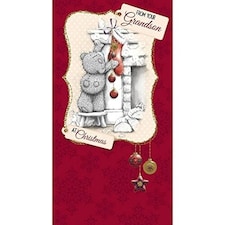 From Your Grandson Me to You Bear Christmas Card
