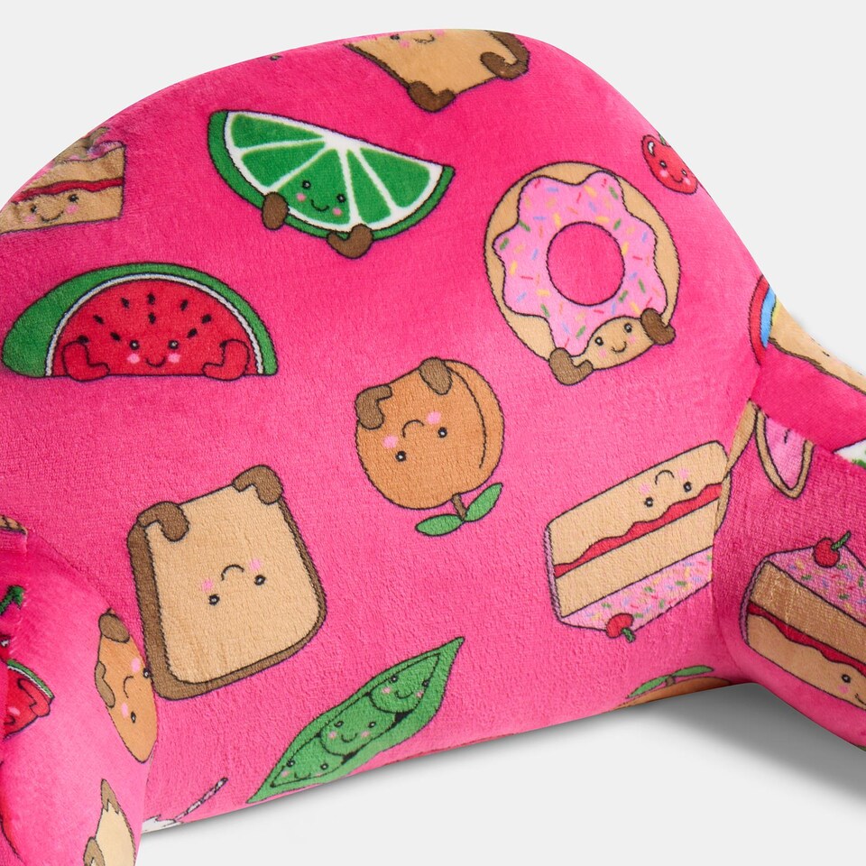 image 1 of OHS Kids Sweetie Pie Print Cuddle Cushion Reading Pillow