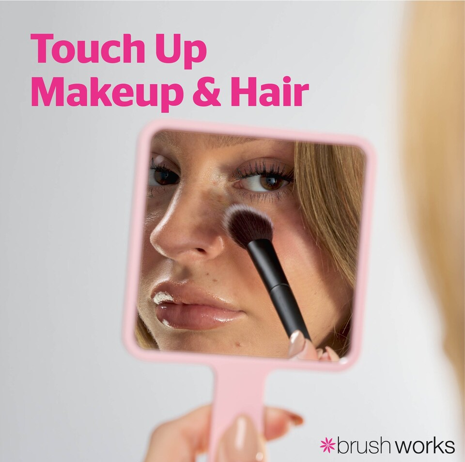 image 1 of Brushworks On-The-Go Travel Mirror