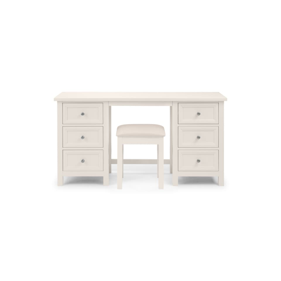 image 1 of Maine 6 Drawer Dressing Table - Surf White
