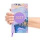 image 2 of 2027 Slim Diary Week to View - Marble Hardback Planner Runs January to December 2027 - Pocket Size, 16cm x 9cm with Ribbon Bookmark (Marble)