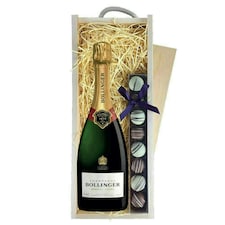 Bollinger Special Cuvee Brut Champagne & Truffles, Wooden Box 75cl 12% abv