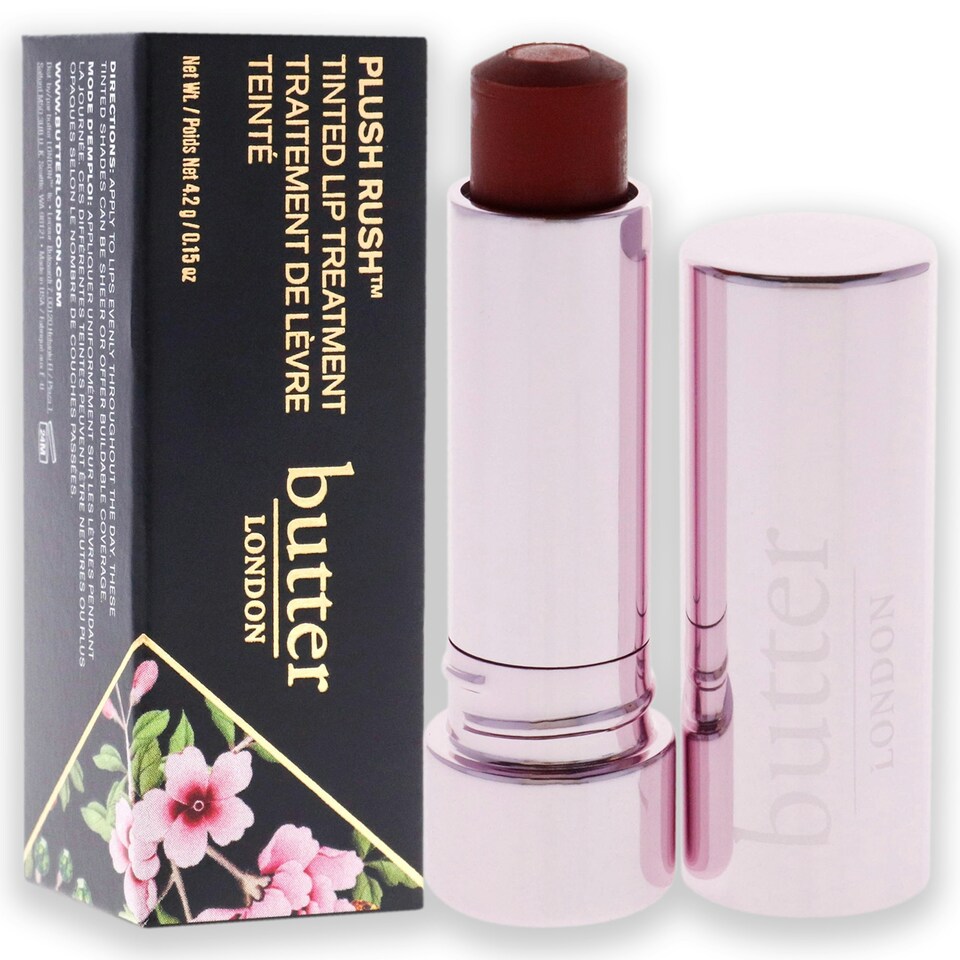 image 1 of Plush Rush Tinted Lip Treatment - Double Down by Butter London for Women - 0.15 oz Lip Treatment