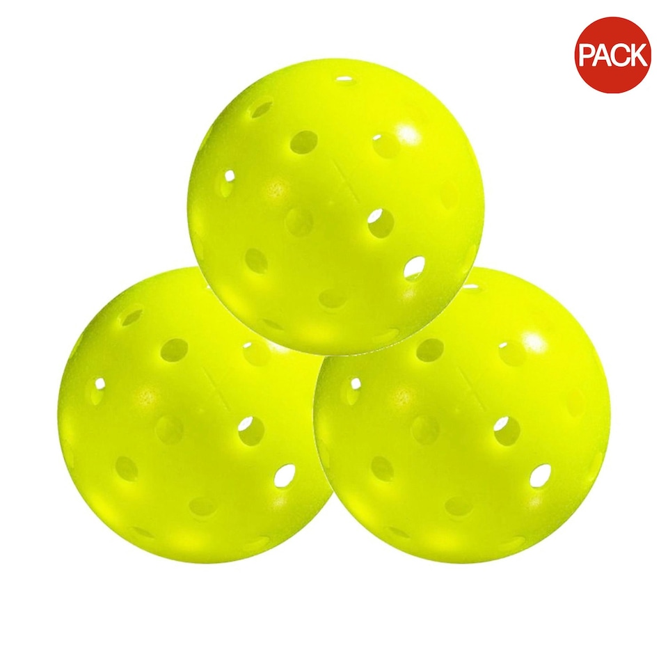 image 1 of Franklin X-40 Pickleball Balls (Pack of 3) - Optic Yellow - One Size
