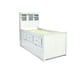 image 1 of Veera White Guest Bed With Drawers No Trundle And Theo Pocket Sprung Mattress