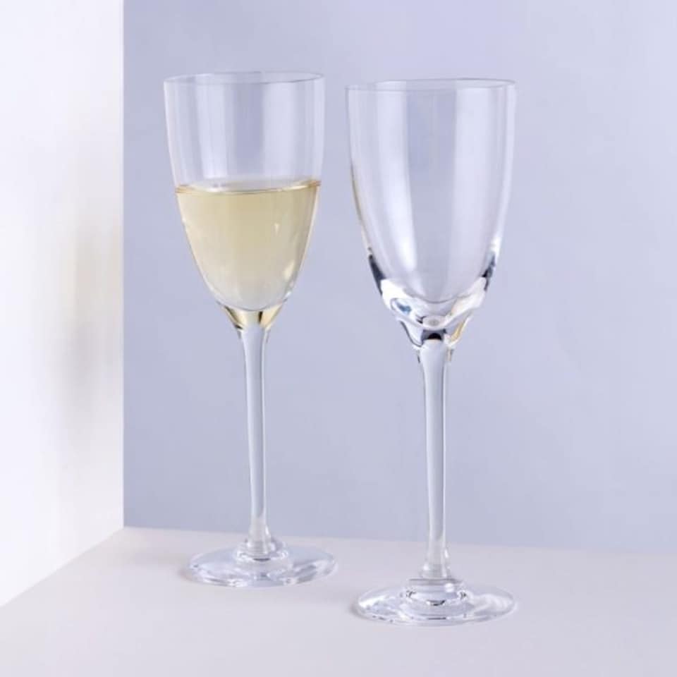 image 1 of Wine Glasses: 2 x Rachel by Dartington Crystal 24cl Wine Glasses Clear