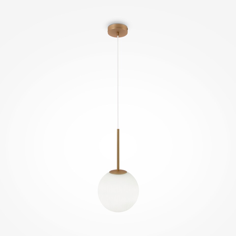 image 1 of Maytoni Basic Form Large Modern Globe Pendant Ceiling Light Gold E14