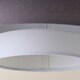 image 6 of ValueLights Hampshire Grey Ceiling Pendant Light Shade & Bulb | Grey