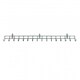 image 3 of Oypla 16 Hook Wall Mounted Garden Tool Storage Rack Hanger Shed & Garage