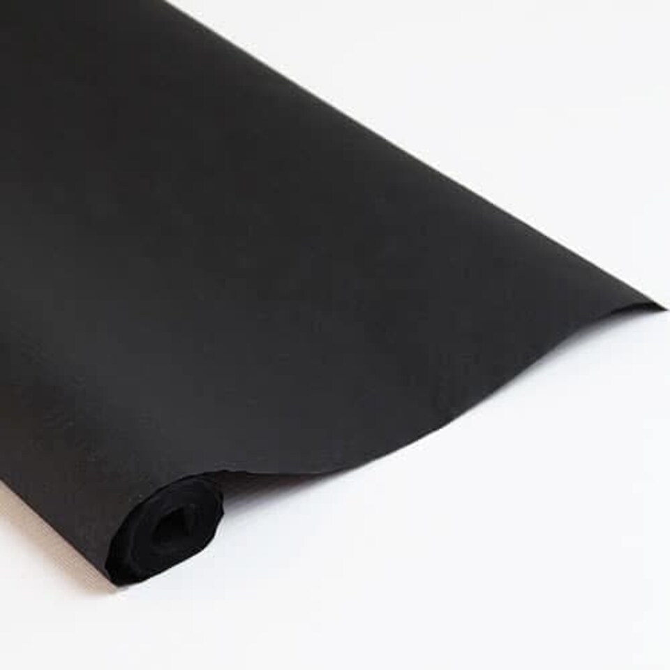 Black Paper Banquet Roll 8m x 1.18m | Black