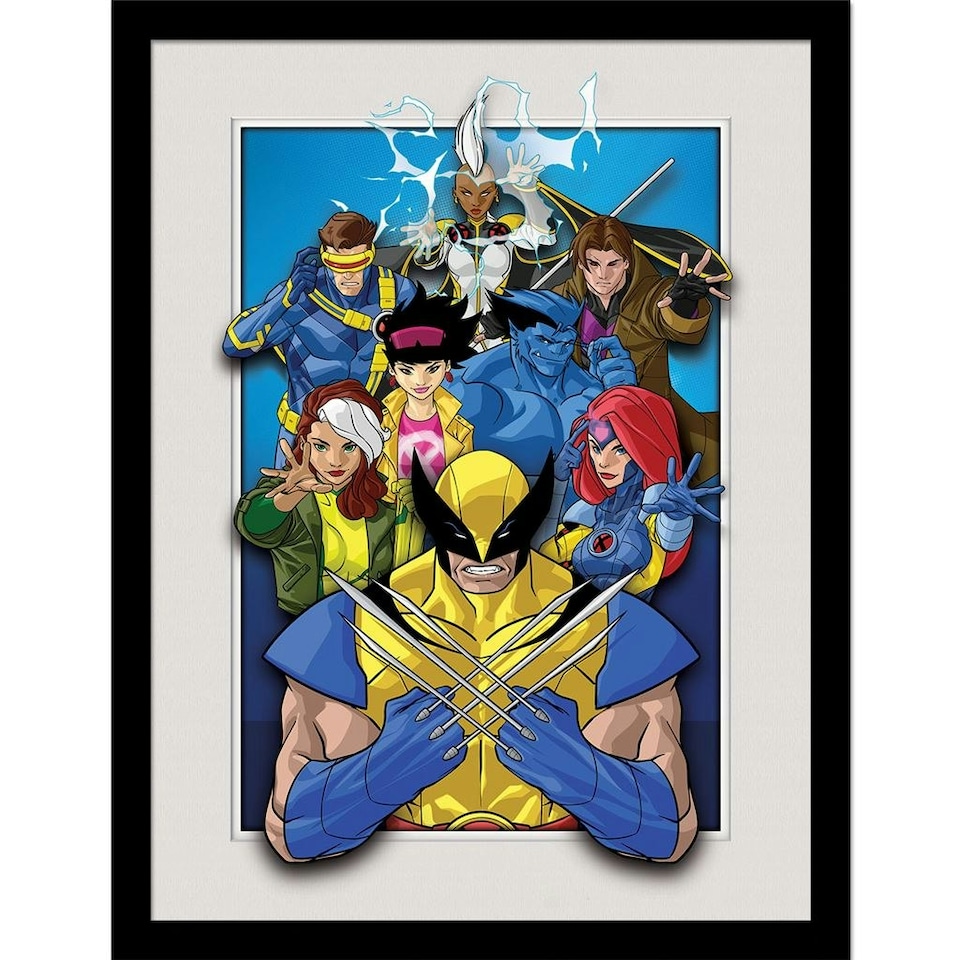 Marvel (Xmen Characters) Framed 30x40cm Breakout Print