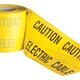 image 1 of Pegdev High Visibility Underground Detectable Warning Tape Electric 150mm x 22m