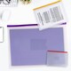 image 5 of Pack of 12 A4+ Foolscap Clear Zippy Bags with Purple Zip