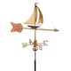 image 1 of Cottage Yacht Copper Weathervane - H66 x W56 x L28 cm