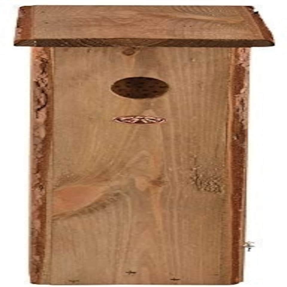 Woodpecker Bird House  100% Brown