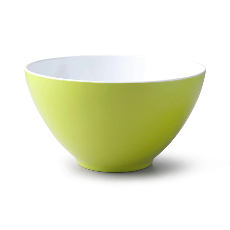 image 1 of Zeal Melamine Salad Bowl, 26cm, Lime Green