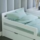 image 4 of Junior Vida Taurus Toddler Bed With Storage Drawer, White, 70 x 140cm