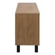image 3 of Brighton 3 Door Sideboard in Oak with Herringbone Effect