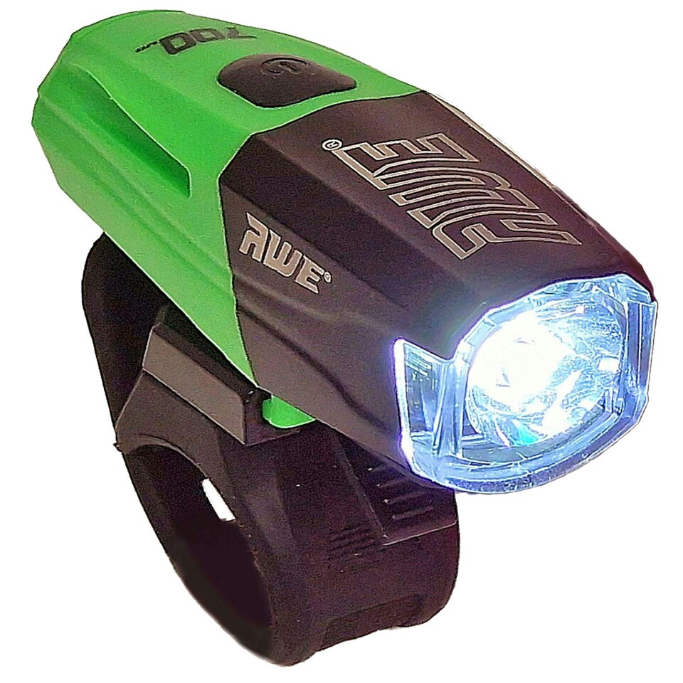 image 1 of AWE AWE700 Lumens EXTREMELY BRIGHT Front LED USB Rechargeable Bike Light