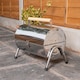 image 3 of Portable Barrel Style Charcoal Camping Barbecue / BBQ