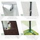 image 4 of Outsunny 100 x 50 x 150cm Greenhouse w Zipper Roll-up Door Outdoor