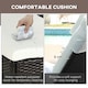 image 6 of Outsunny 3 PCS Rattan Lounger Recliner Bed Garden Furniture Set w/ Side Table