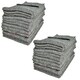 image 2 of 10 x Mixed Wool 150cm x 200cm Fabric Removal Blankets For House Moving & Storage Grey
