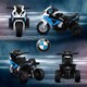 image 7 of HOMCOM BMW S1000RR Licensed 6V Kids Electric Motorbike 3 Wheel Ride on Motorcycle with Headlights Music for 18-36 Months, Blue