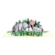 image 5 of Elephants in Green Foliage Scene 3D Pop Up Mother’s Day Card