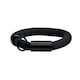 image 1 of MidOcean Polly Keyring Wristband - Black - One Size
