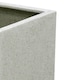 image 3 of Primrose White Stone Effect Jumbo Poly-Terrazzo Cube Planter 52cm